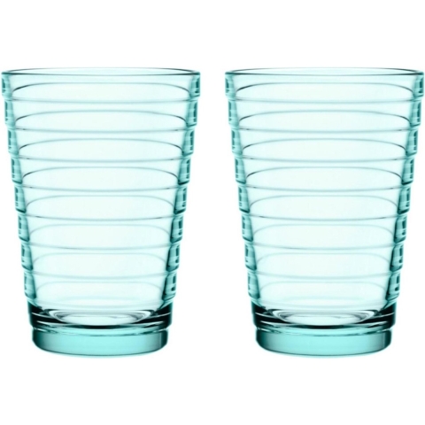 Iittala Glas Aino Aalto - Watergroen - 330 ml - 2 stuks
