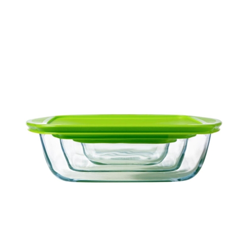 Pyrex Ovenschaal met deksel - Cook & Store - 25 x 22 x 7 cm / 2.2 liter