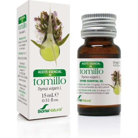 Soria Thymus Vulgaris Essentiële Olie | 15 ml