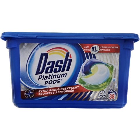 Dash Dash Pods Platinum Extra Reinigingskracht - 38 Wasbeurten