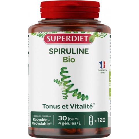 Superdiet Spirulina | 120 capsules