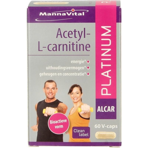 Mannavital Acetyl-L-Carnitine Platinum | 60 capsules