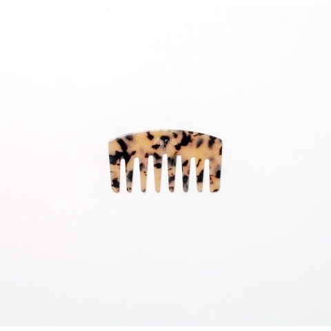 Kanjo The Hair Comb Small 02 Sandstone Tortoise | 1 stuk