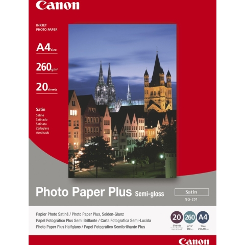 Canon SG-201 A4 20 vel semi glossy 260g INKJETPAPIER