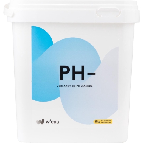 W'eau W'eau pH minus poeder - 5 kg