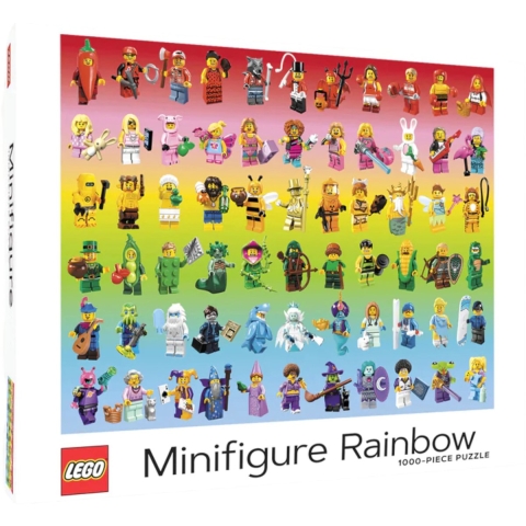 Minifiguurregenboogpuzzel 1000 stukjes