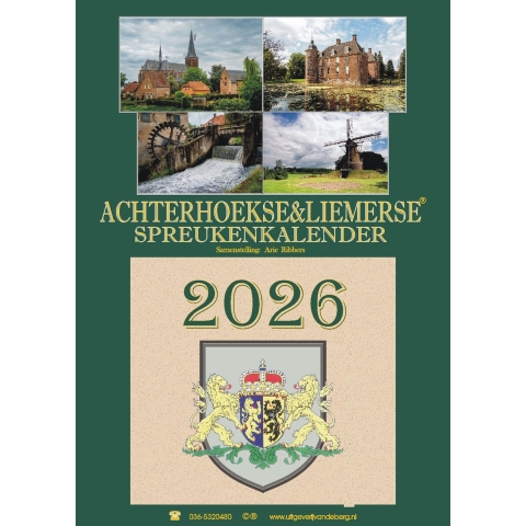 Achterhoekse & Liemerse spreukenkalender 2026 (Kalender)