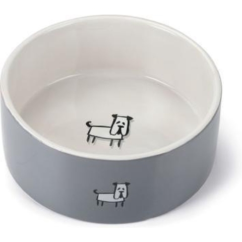 Beeztees Keramieke Eetbak Lou Grijs 21,5 cm