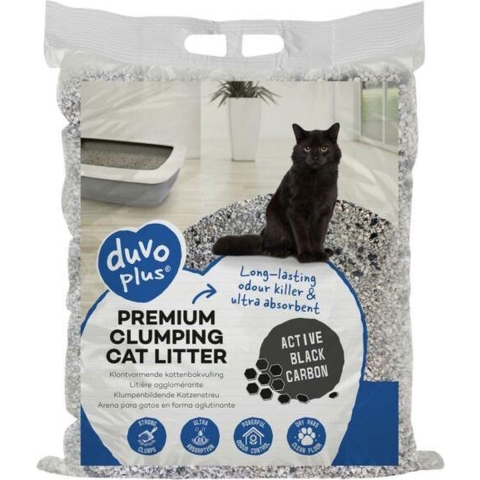 Duvo+ kattenbakvulling Black Carbon Blauw/Grijs 12 kg