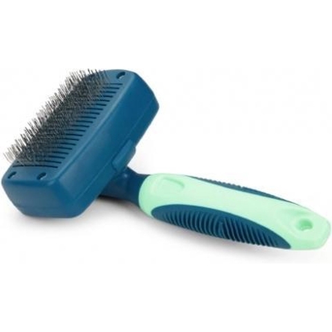 Beeztees zelfreinigende slickerborstel klein 17 cm