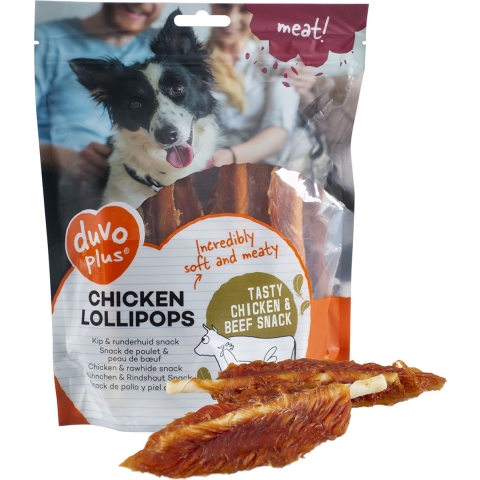 Duvo+ Meat Kippenlollies 400 gram