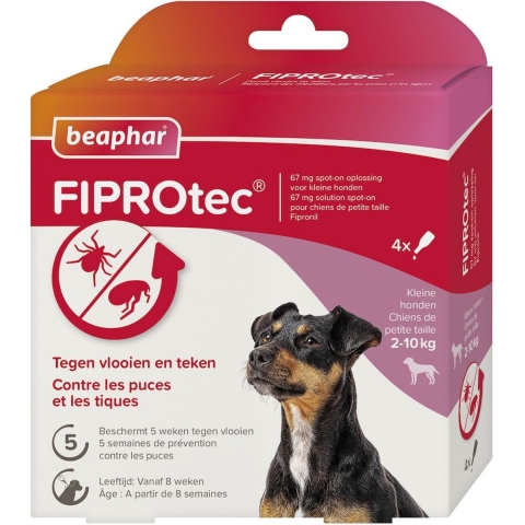 Beaphar Fiprotec 2-10 kg 3 pipetten