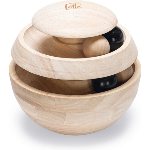 Designed by Lotte kattenspeelgoed Neya Hout Bruin 16 x 16 x 16 cm