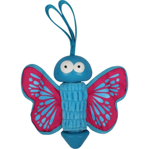 Coockoo hondenspeeltje Rubberen Vlinder Roze 27 x 20 x 7,5 cm