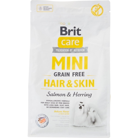 Brit Care Grainfree Mini Hair&Skin Salmon&Herring 2 kg