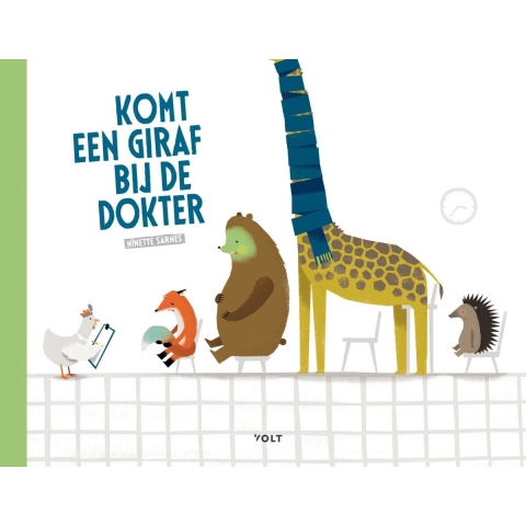 Komt een giraf bij de dokter (Hardback)