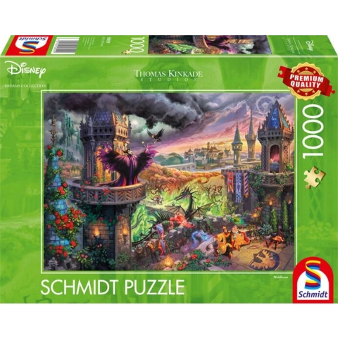 Disney, Maleficent 1000 stukjes - Puzzel