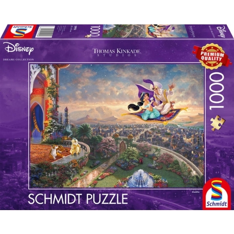 Schmidt puzzel - Thomas Kinkade Studios - Disney Aladdin, 10 - Puzzel