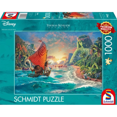 Disney, Vaiana, Moana , 1000 stukjes - Puzzel