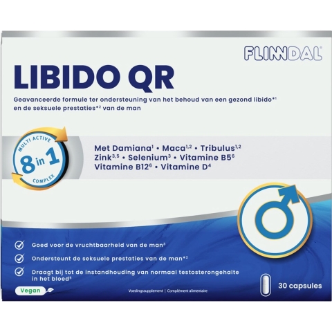 Libido QR Man 30 capsules - 30 Capsules - Flinndal