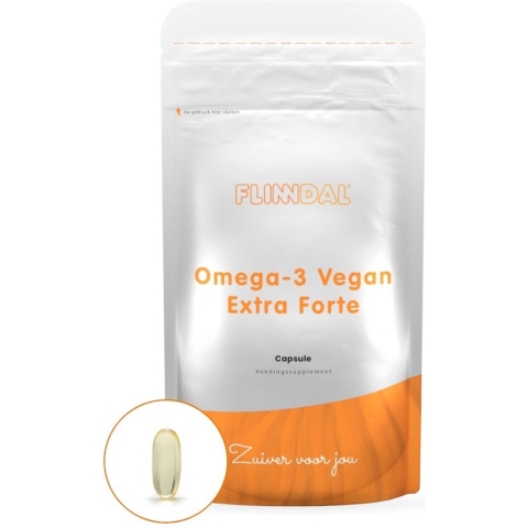 Omega-3 Vegan Extra Forte 30 capsules - 30 Capsules - Flinndal