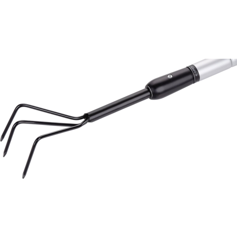 BLACK+DECKER Cultivator - Telescopische Steel 77 - 112 CM - 3 Tanden - Aluminium/ Koolstofstaal