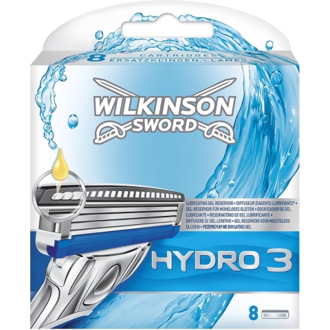 Wilkinson Hydro 3 mesjes 8 stuks