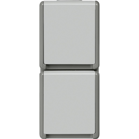 Siemens 5UB4723 2-voudig Grijs Schakelmateriaal 1 stuk(s)