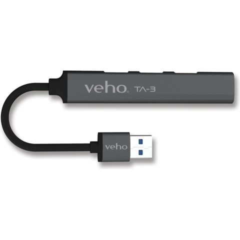 4-poorts USB-A Mini-hub | Veho TA-3