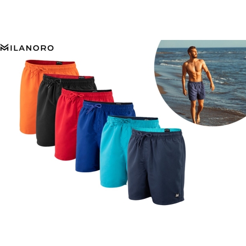 Milanoro - Lichte, comfortabele zwemshort - Donkerblauw - L
