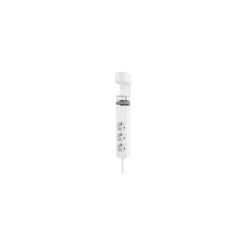 Neomounts DS22-840WH6 Stekkerdoos Wit Randaarde stekker 1 stuk(s)