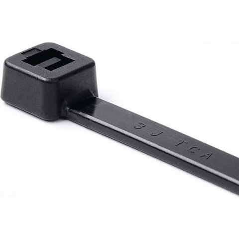 HellermannTyton 111-01264 GL200-PA11W-BK (100) Kabelbinder 202 mm 4.70 mm Zwart 100 stuk(s)