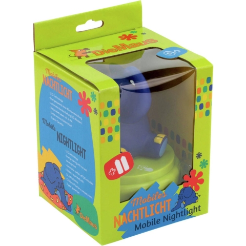Ansmann Elephant 1800-0017-510 LED-nachtlamp Olifant LED Blauw