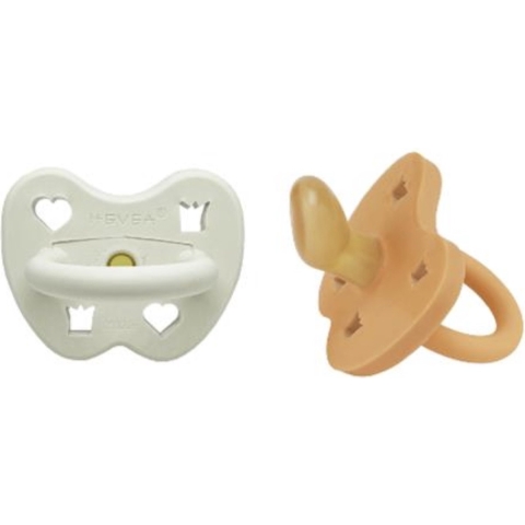Hevea Spenen - 3-36 mnd. - 2-pack - Natuurlijk Rubber - Bevroren - Hevea - 3-36 mnd - Speen