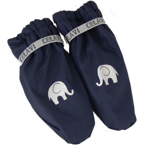 CeLaVi Wanten m. Fleece - PU - Navy - CeLaVi - 2-4 jaar (92-104) - Wanten