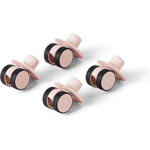 MODU 4x Swirly Wheels - 4-pack - Soft Rose - MODU - OneSize - Activiteitenspeelgoed