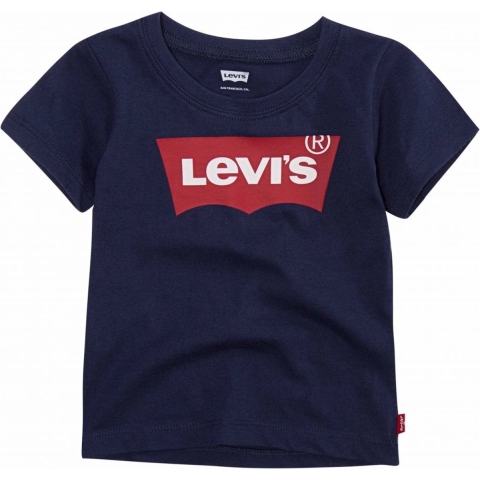 Levis T-Shirt - Vleermuisvleugel - Navy m. Logo - Levis - 3 jaar (98) - T-Shirt