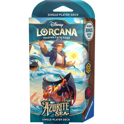 Disney Lorcana - Azurite Sea Starter Deck - Jim Hawkings & Tigger