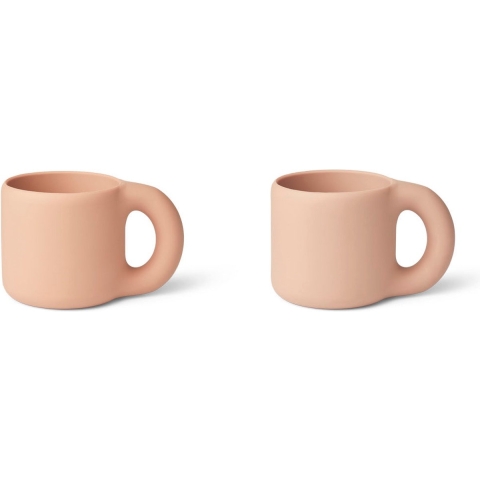 Liewood Beker - 2-pack - Silicone - Kylie - Pale Toscane/Toscane - Liewood - OneSize - Beker