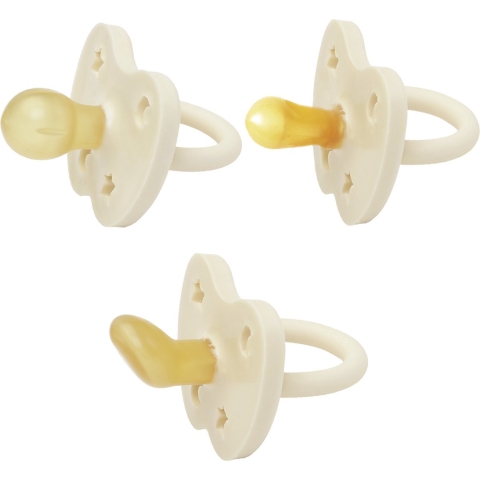 Hevea Speen - 0-3 mnd. - 3-pack - Natuurlijk Rubber - Jongen Mix - Hevea - 0-3 mnd - Speen