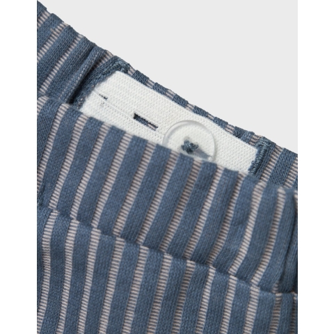 Name It Shorts - NbmHelmar - Blue Mirage m. Strepen - Name It - 62 - Shorts
