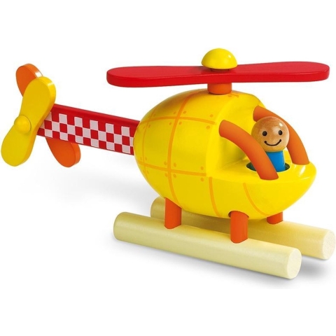Janod Helikopter m. Magneten - Janod - OneSize - Magnetisch speelgoed