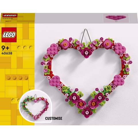 LEGO® - Hartvormige versiering - 40638 - 254 Onderdelen - LEGO® - OneSize - Blokken