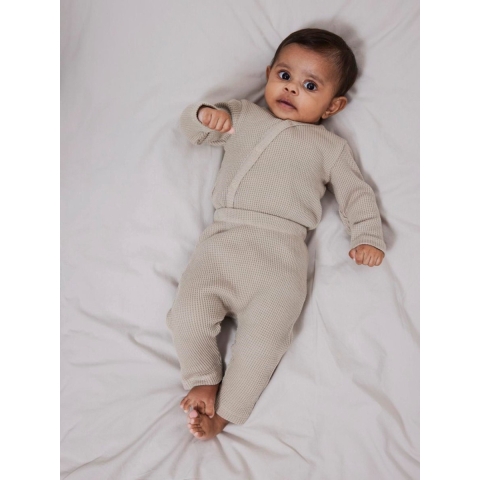 Name It Wikkelromper l/s - NbnWaffe - Noos - Puur kasjmier - Name It - 68 - Romper L/S