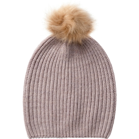 Name It Muts - Wol - Gebreid - NkfWhoma - Purple Dove - Name It - 54-55 cm - Muts