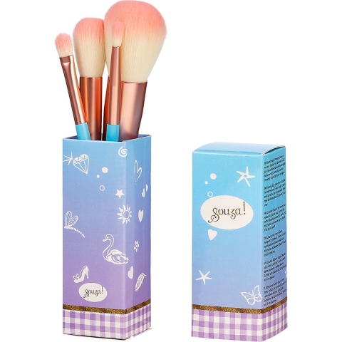Souza Make-upborstels - 4-pack - Souza - OneSize - Schminck