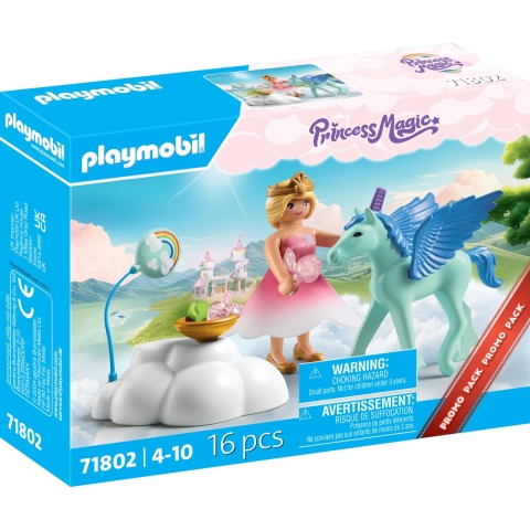 Playmobil Princess Magic - Pegasus' Verjaardagsfeestje - 71802 - - Playmobil - OneSize - Speelgoed