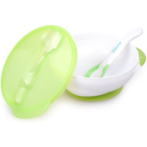 KidsMe Kom m. Lepel - Paars - KidsMe - OneSize - Kom
