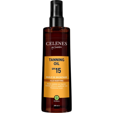 Celenes by Sweden Herbal Tanning Olie All Skin Type SPF15