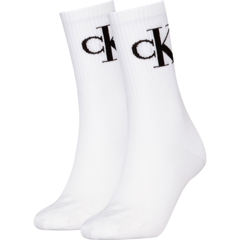 Calvin Klein Sokken - 2-pack - Wit M/Logo - Calvin Klein - 39/42 - Sokken